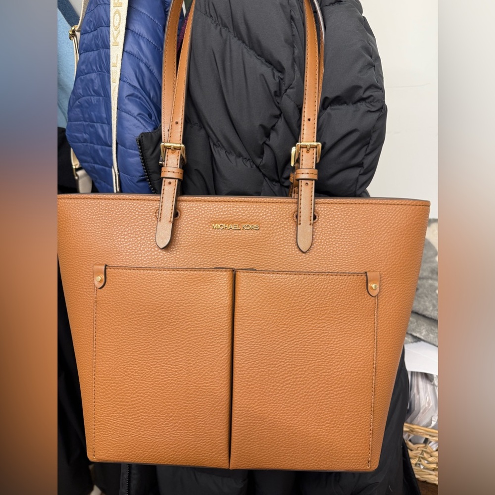 Brown Leather Tote Bag